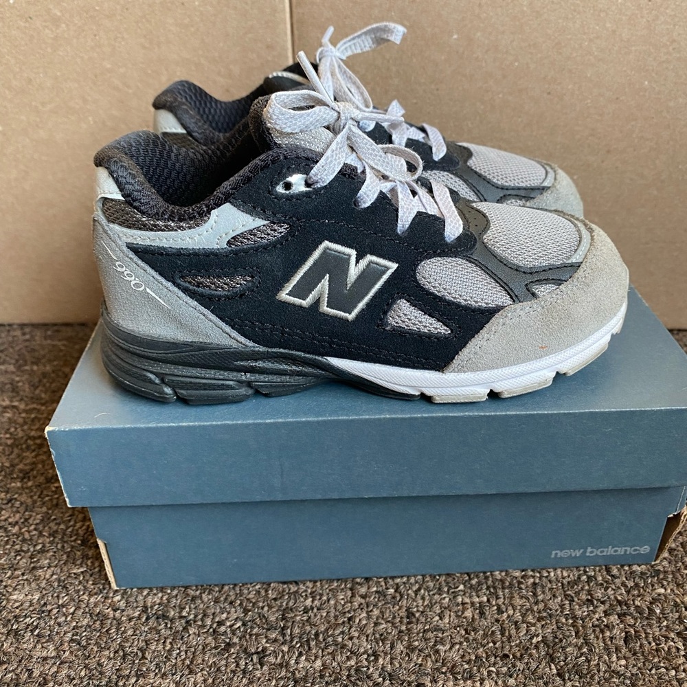 Toddler New Balance 990v3 “Gr3yscale”
